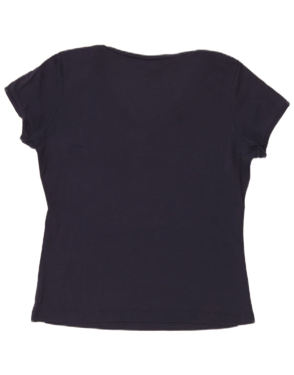 Lotto Damen T-Shirt Top UK 20 2XL Marineblau