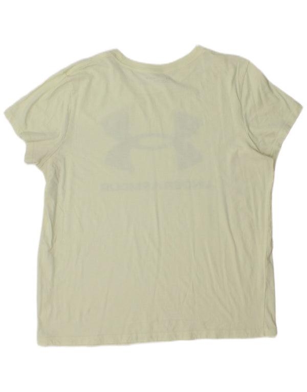 Under Armour Damen Graphic T-Shirt Top UK 18 XL Grün