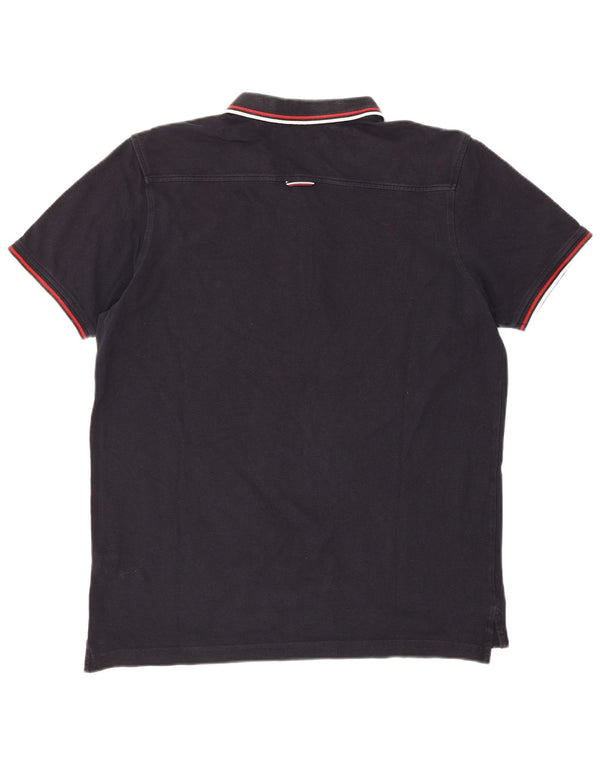 Tommy Hilfiger Herren Slim Fit Poloshirt XL Marineblau Baumwolle