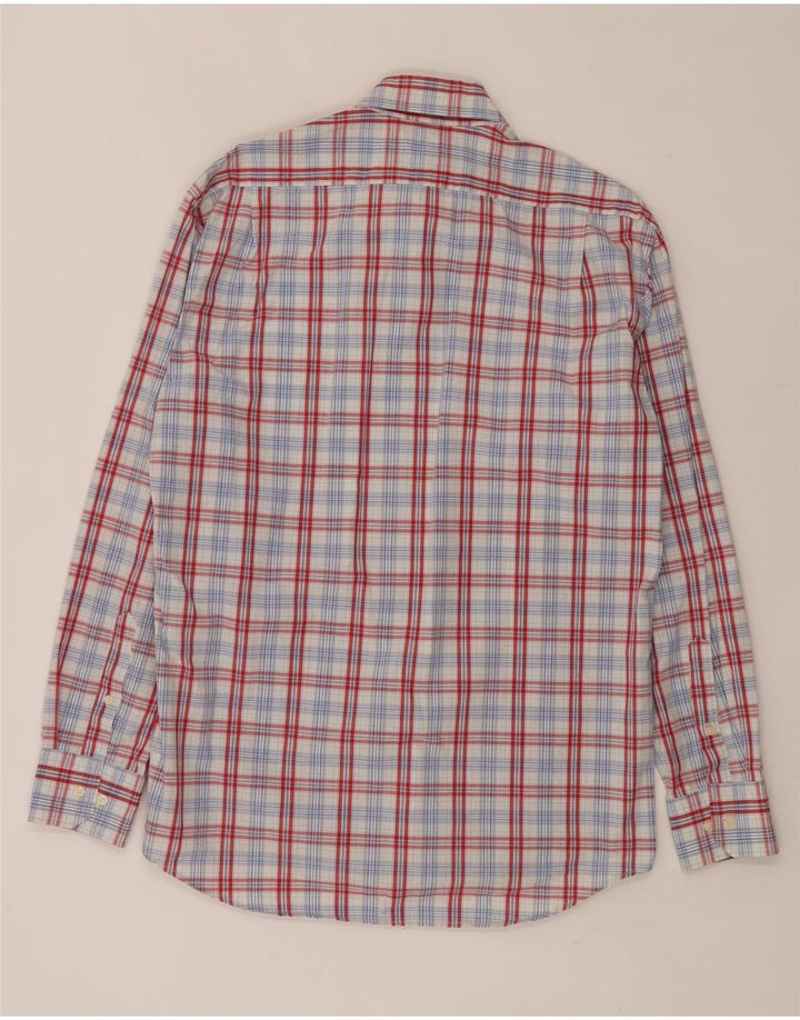 BEST COMPANY Herren-Hemd mit normaler Passform, Mittelrot kariert