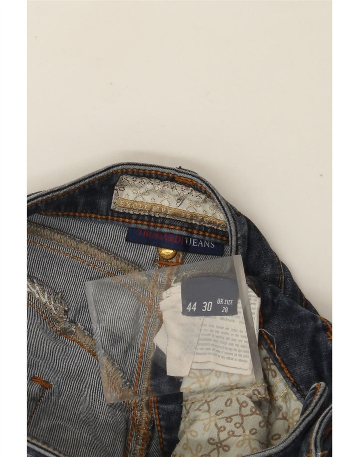 TRUSSARDI Damen Slim Jeans IT 44 Medium W28 L32 Blau