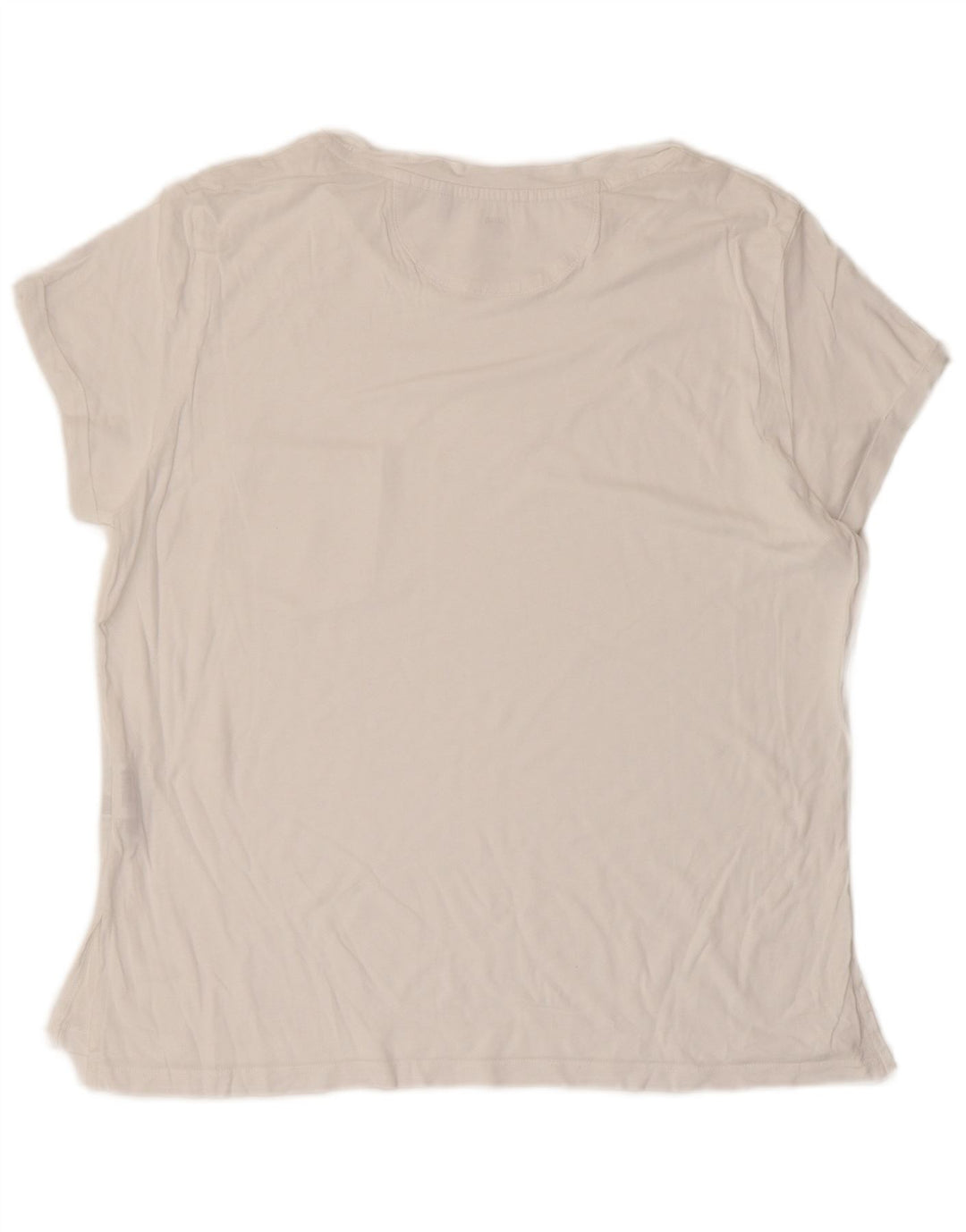 G-STAR Damen T-Shirt Top UK 14 Mittelweiße Viskose