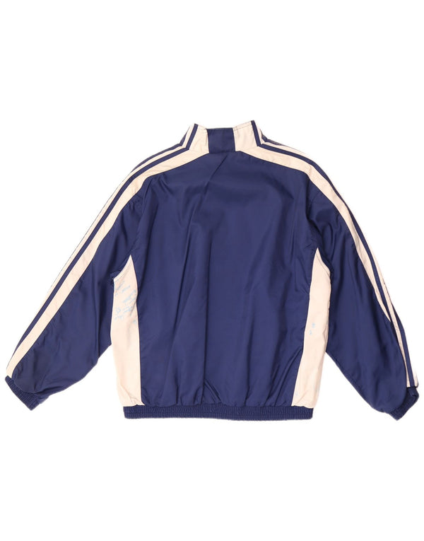 Adidas Jungen-Trainingsanzug-Top-Jacke, 14–15 Jahre, groß, Marineblau, Farbblock