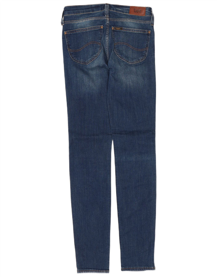 Lee Damen Skinny Jeans W26 L30 Blau
