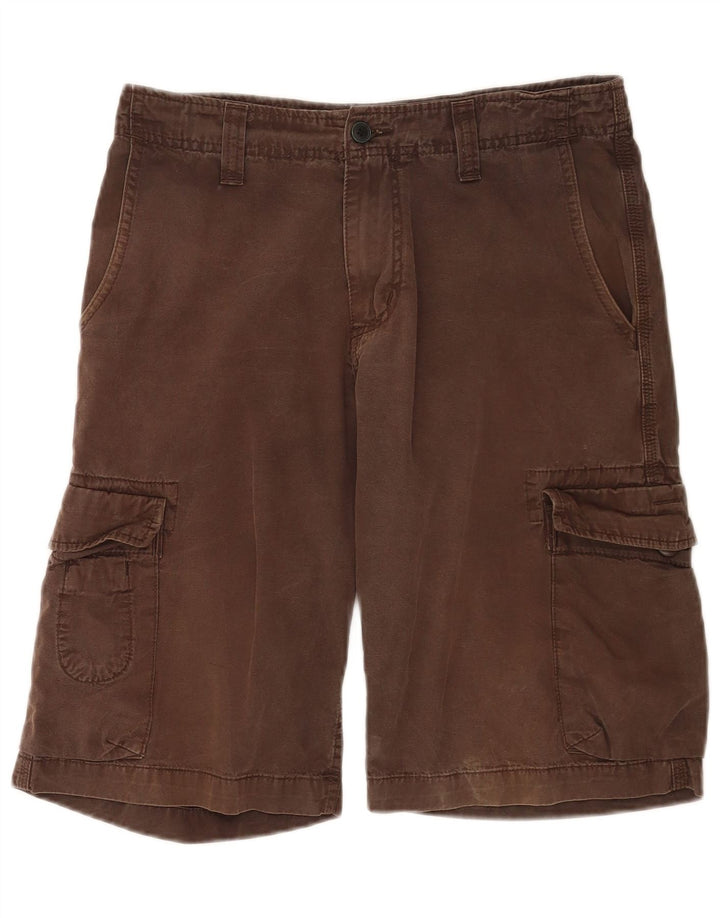 Carhartt Herren Cargo-Bermudashorts W30 mittelbraune Baumwolle