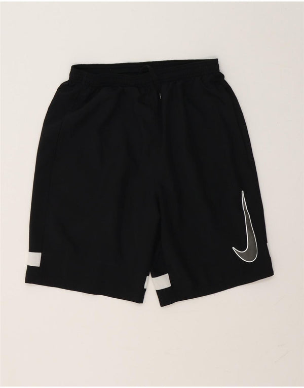 Nike Boys Dri Fit Graphic Sport Shorts 13–14 Jahre XL Schwarz Farbblock