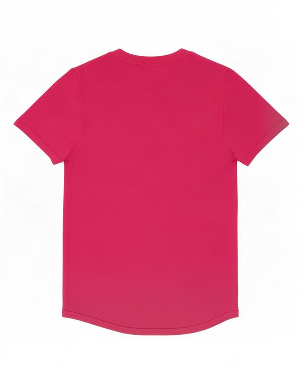 Zara Damen T-Shirt Top UK 8 Small Rosa Viskose