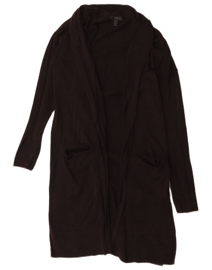 J. Crew Damen-Longline-Strickjacke in Übergröße, Gr. 10, Größe S, Schwarz