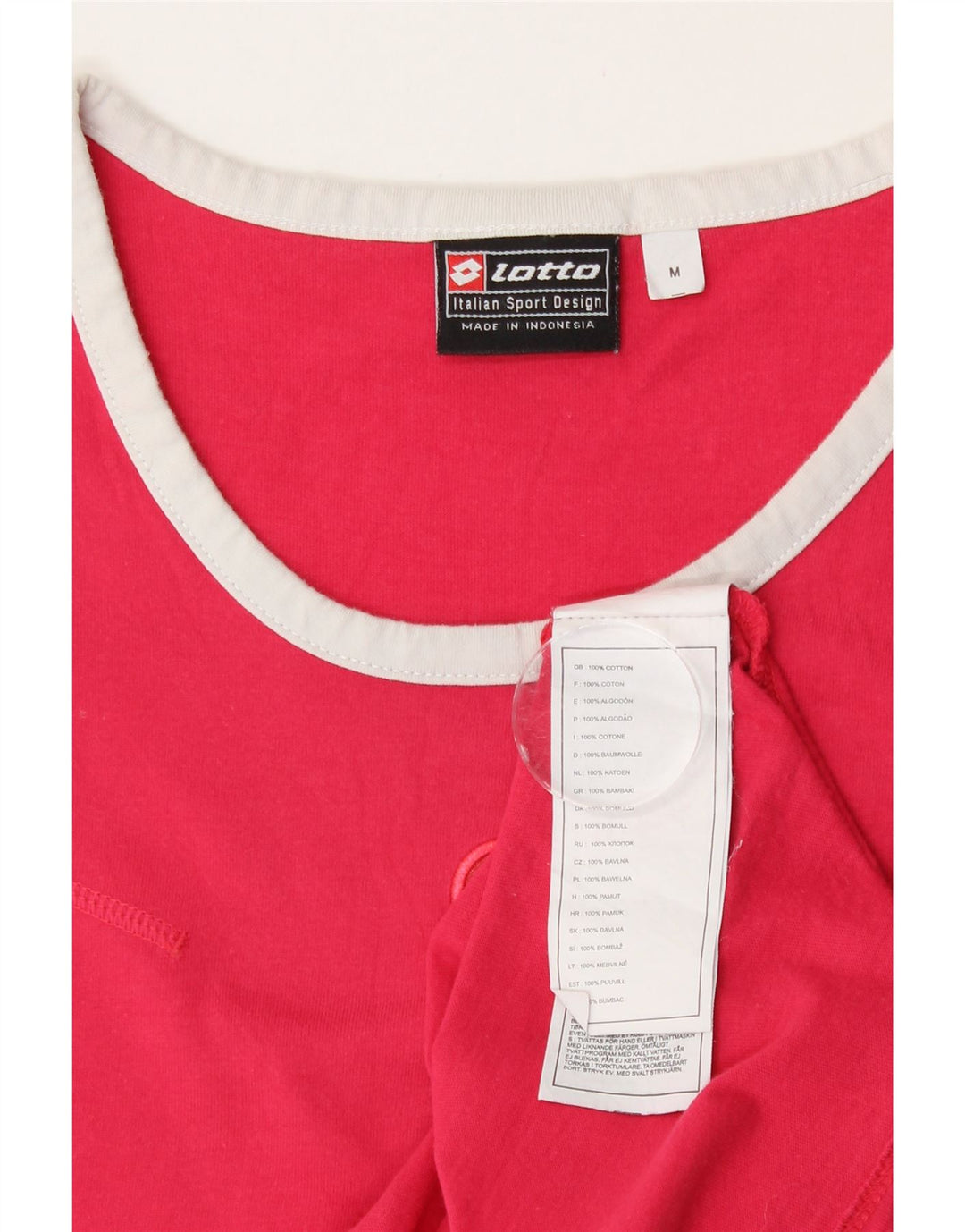 Lotto Damen Weste Top UK 12 Mittelrosa Baumwolle