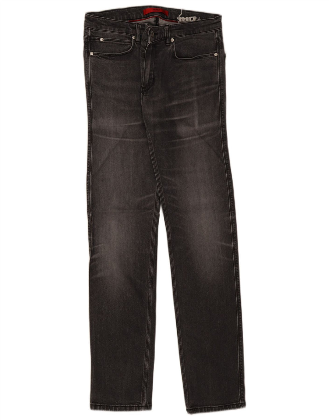 Hugo Boss Herren Slim Jeans W30 L32 Graue Baumwolle