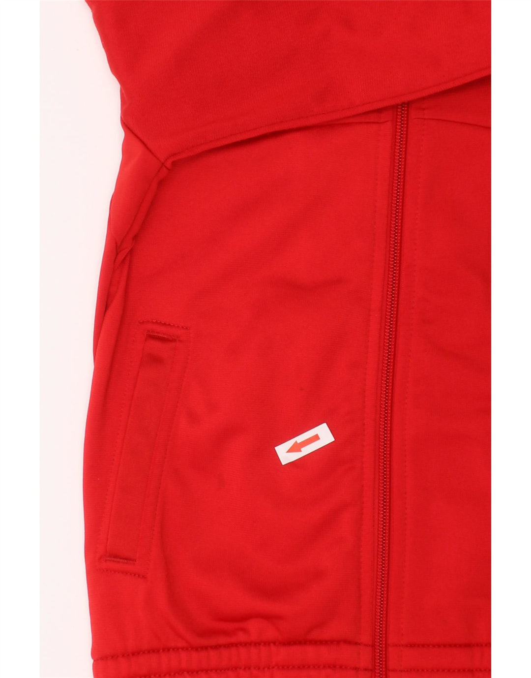 ADIDAS Mädchen-Trainingsanzug-Top-Jacke, 5–6 Jahre, rotes Polyester