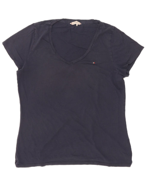 Tommy Hilfiger Damen T-Shirt Top UK 20 2XL Marineblau