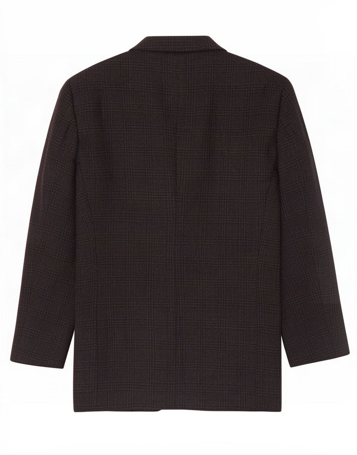 Armani Collezioni Herren 2-Knopf-Blazerjacke UK 38 Mittelgrauer Hahnentritt