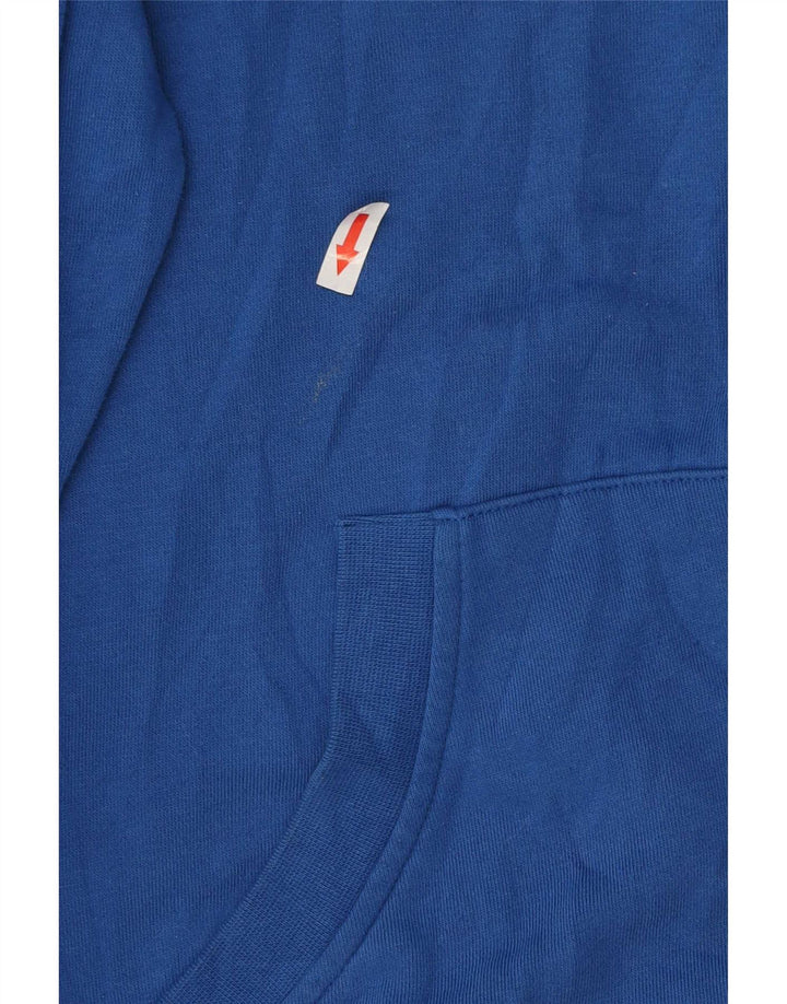 Asics Herren Graphic Hoodie Pullover mittelblaue Baumwolle