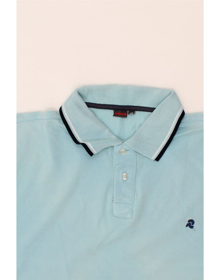 INVICTA Mens Polo Shirt IT 48 Medium Blue Cotton Vintage Invicta and Second-Hand Invicta from Messina Hembry 