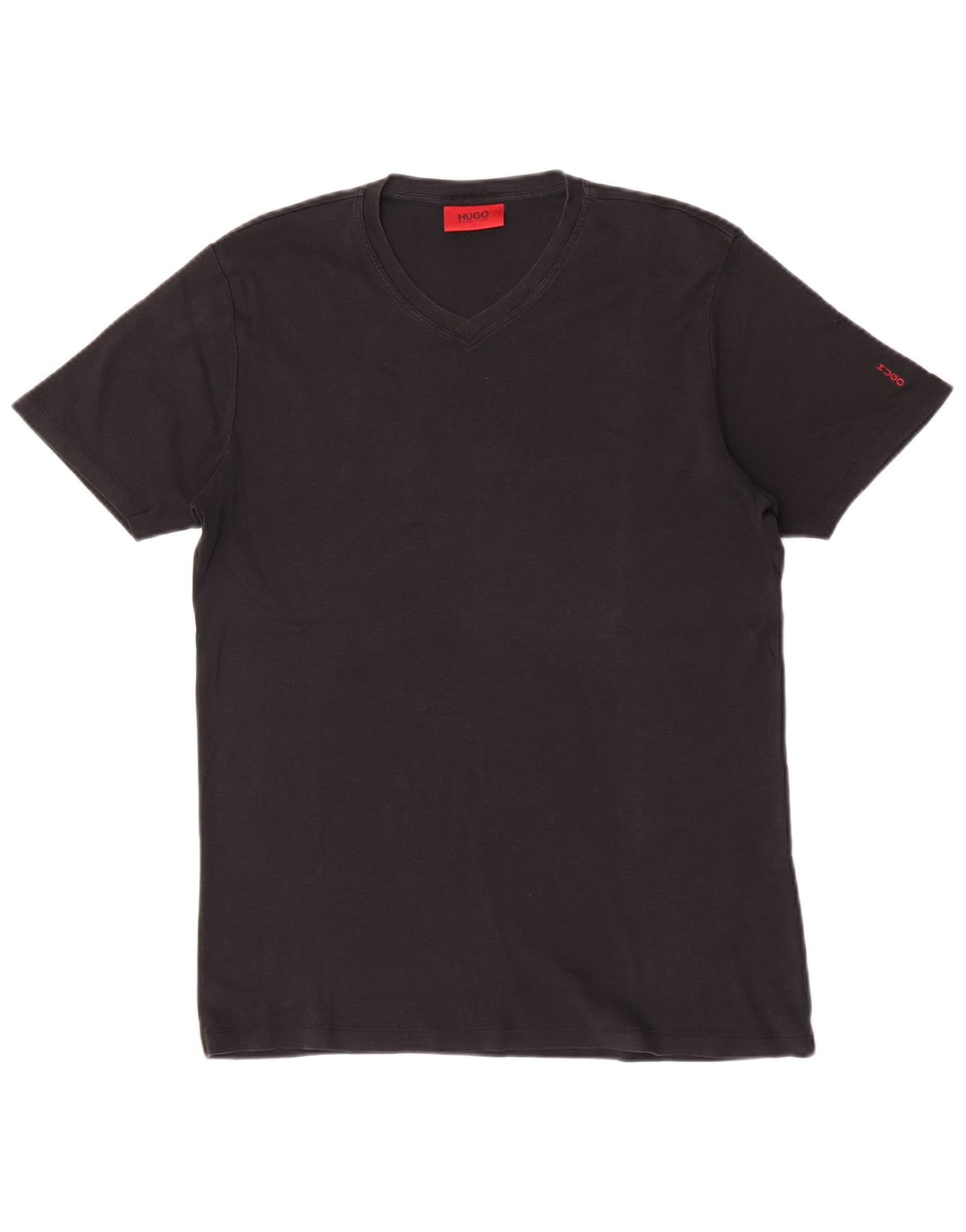 Hugo Boss Herren T-Shirt Top Large Schwarz Baumwolle