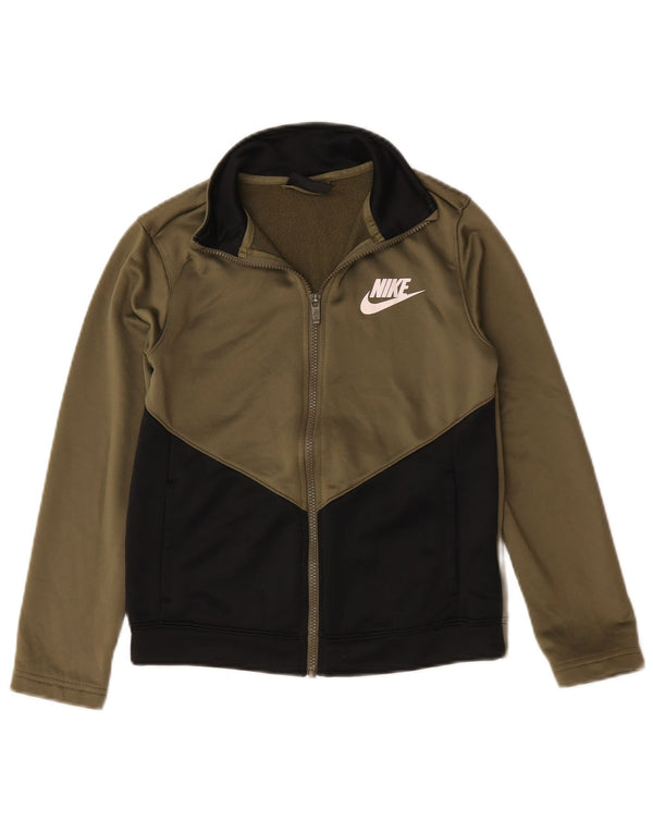 Nike Standard-Trainingsanzug-Oberteil für Jungen, 10–11 Jahre, Mittelkhaki