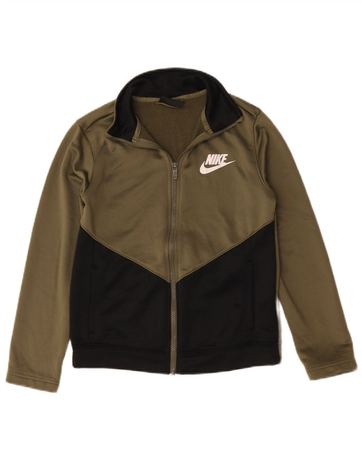 Nike Standard-Trainingsanzug-Oberteil für Jungen, 10–11 Jahre, Mittelkhaki