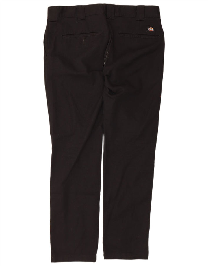 Dickies Herren Slim Fit Chinohose W36 L32 Schwarz Polyester