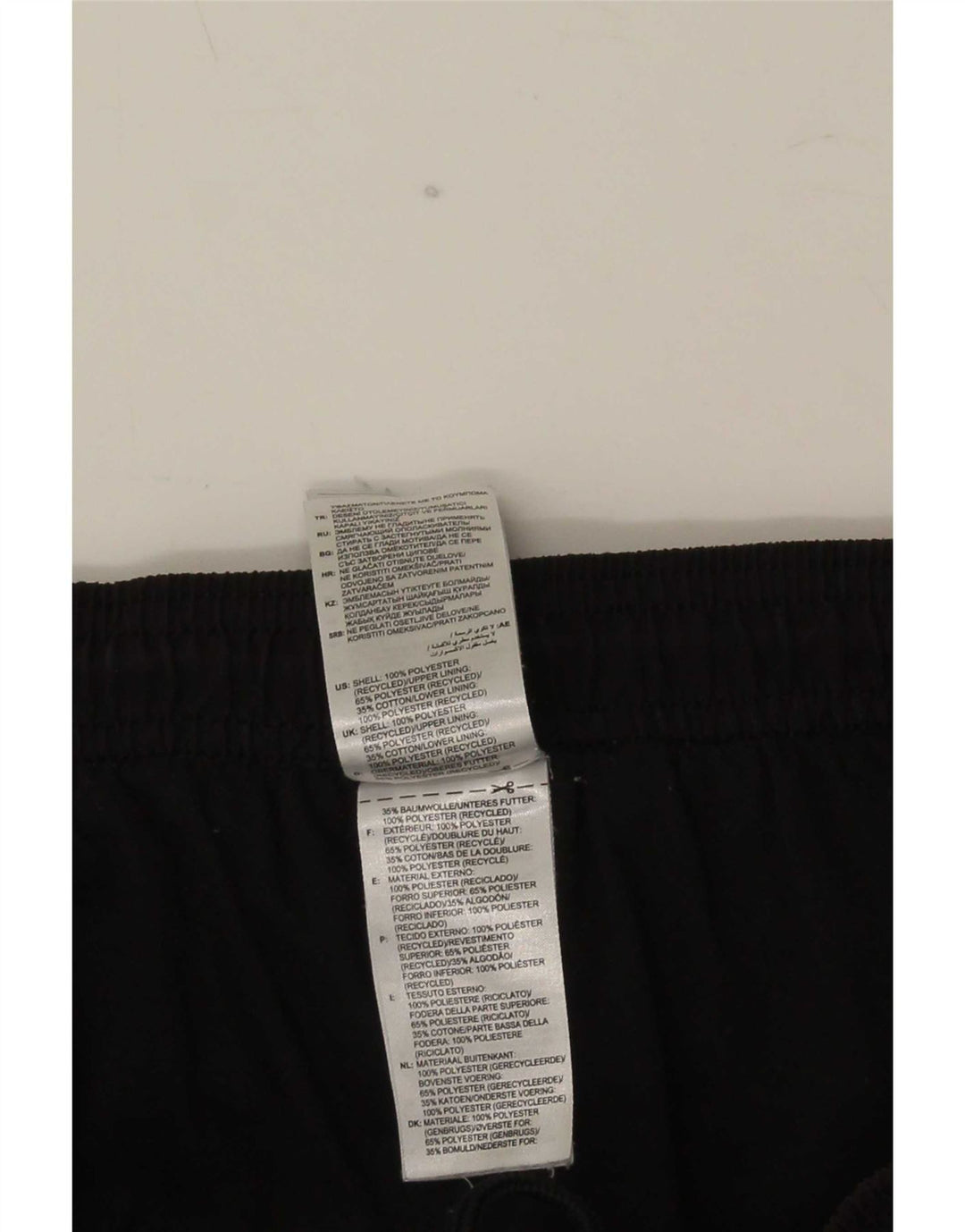 Adidas Herren-Trainingshose, groß, aus schwarzem Polyester
