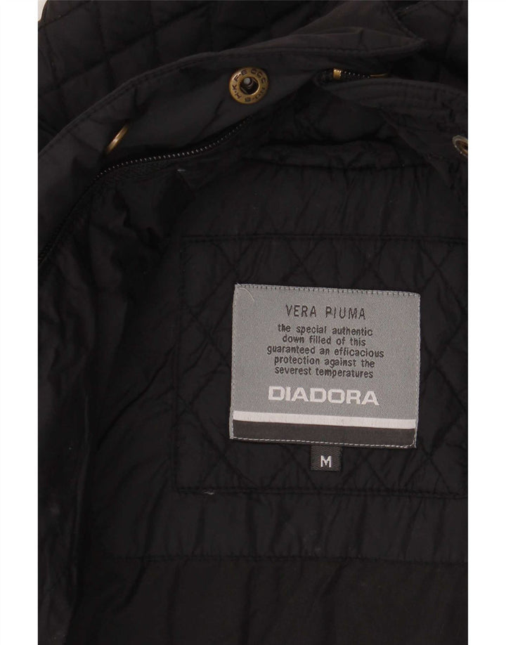 Diadora Damen Steppjacke UK 14 Medium Schwarz