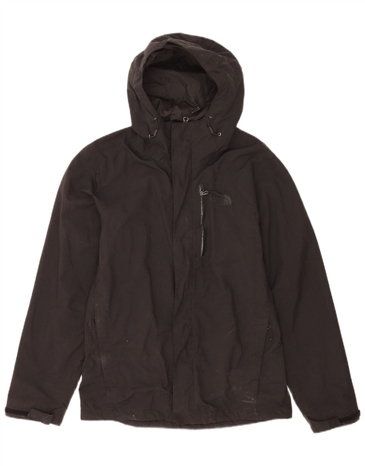 The North Face Herren-Regenjacke mit Kapuze, UK 36, Small, schwarzes Nylon