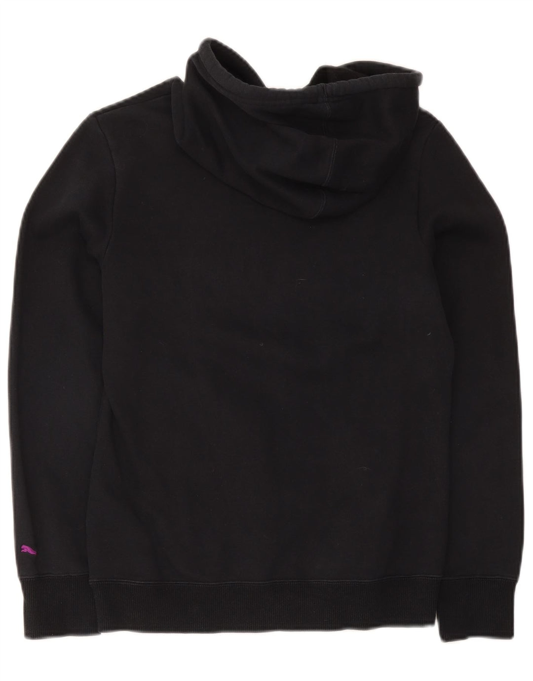 Puma Damen Graphic Hoodie Pullover UK 14 Medium Schwarz