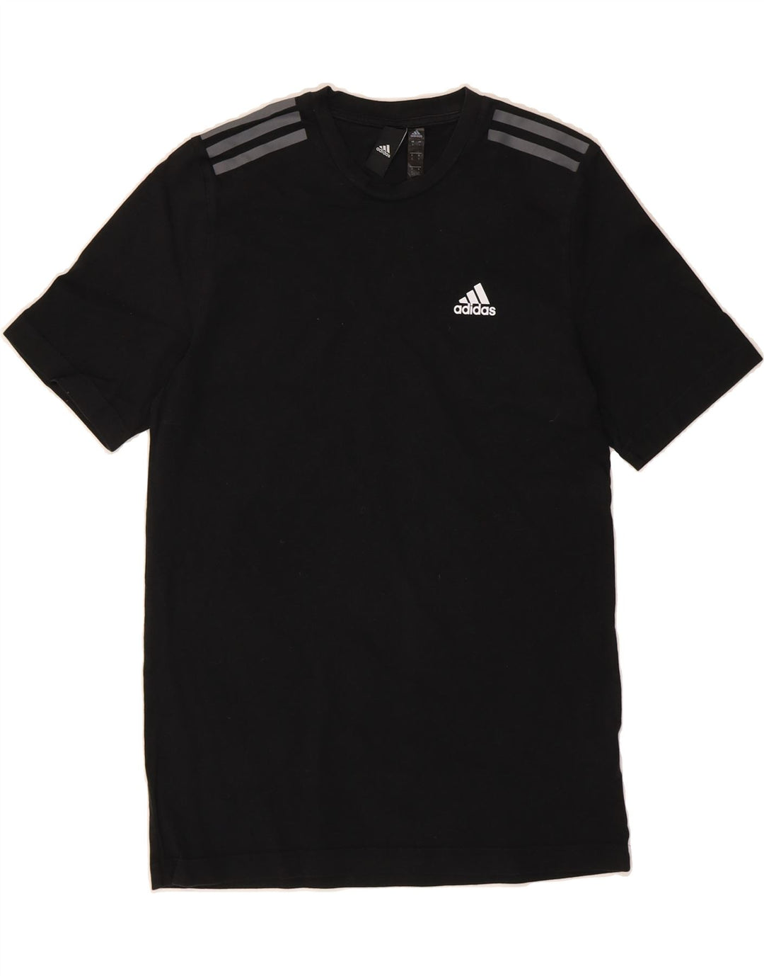 ADIDAS Mens T-Shirt Top Small Black Cotton Vintage Adidas and Second-Hand Adidas from Messina Hembry 