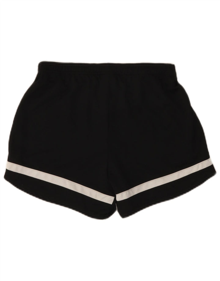 Nike Damen Sportshorts UK 8 Small Schwarz Colourblock Polyester
