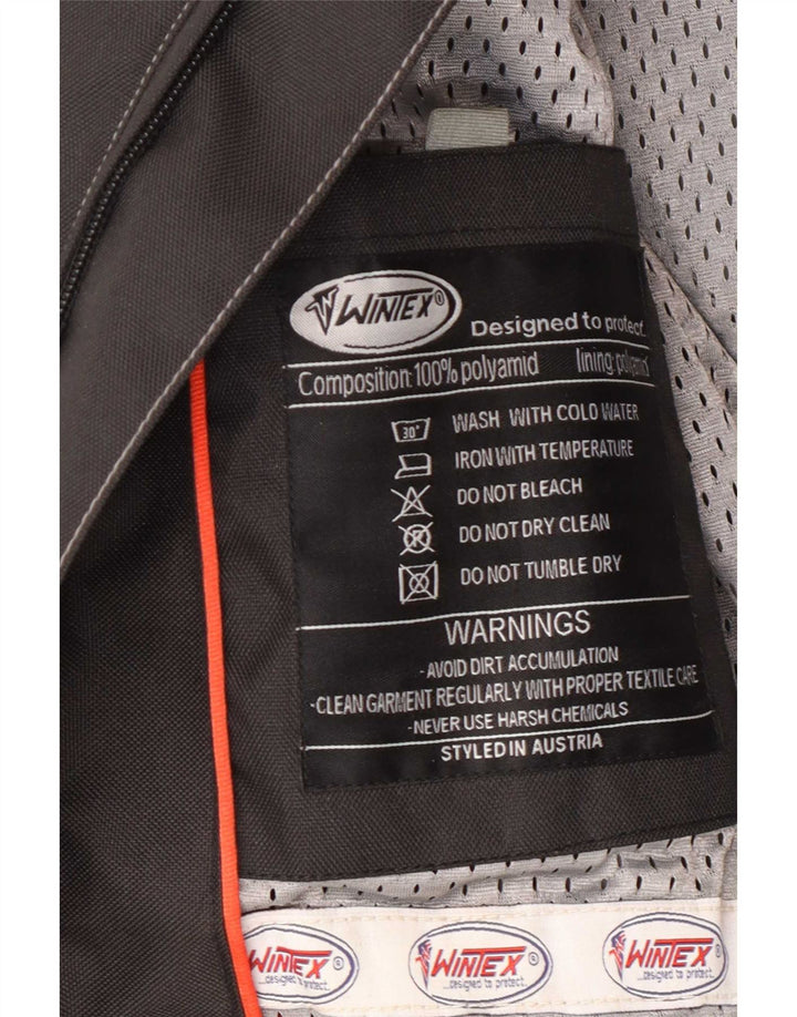 Wintex Herren Motorstyle Graphic Racer Jacke UK 38 Medium Black Colourblock