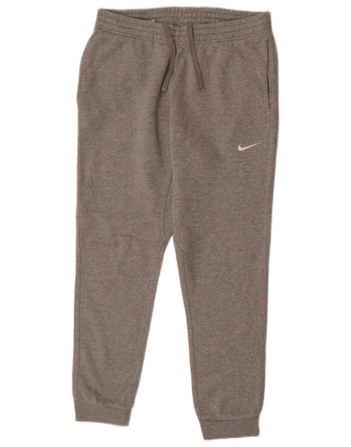 Nike Herren-Trainingshose, Jogginghose, groß, graue Baumwolle