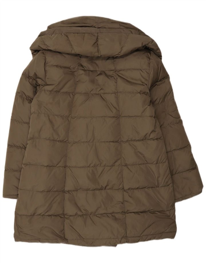 Marella Damen Wattierte Jacke UK 12 Mittelbraunes Polyamid