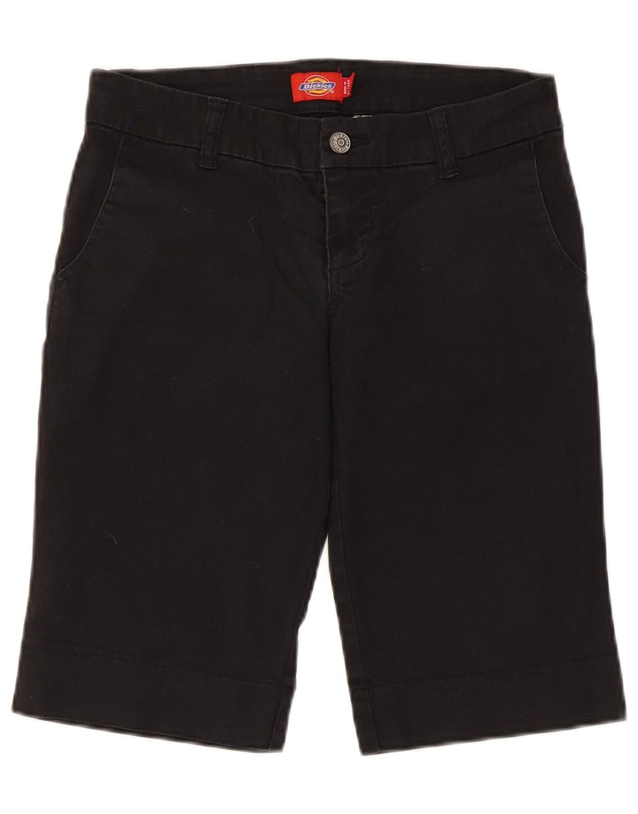 Dickies Damen Chino-Shorts US 3 Small W28 Schwarze Baumwolle