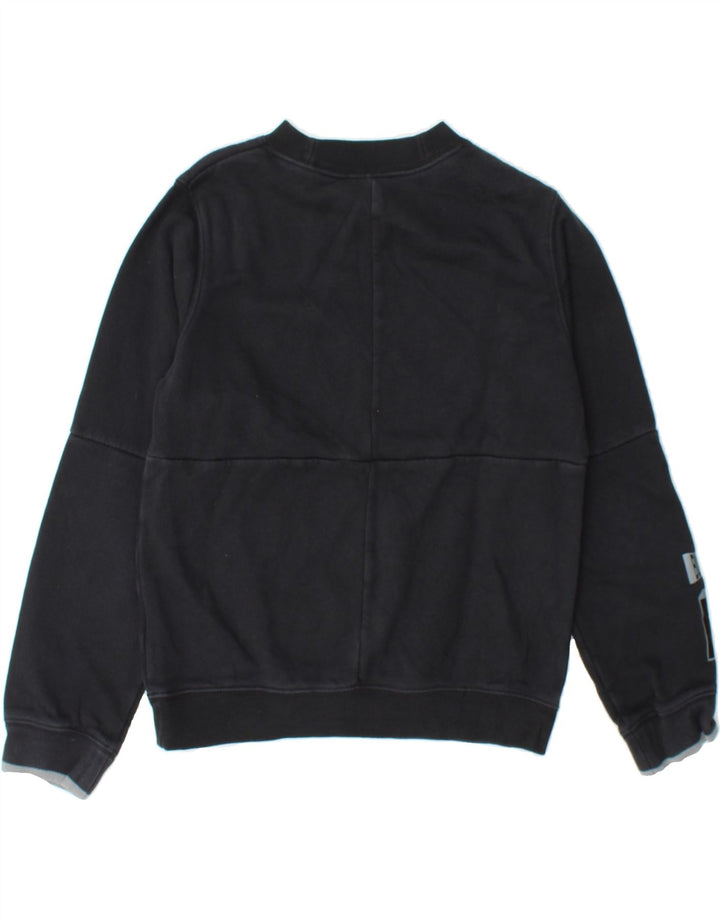 NIKE Boys Graphic Sweatshirt Jumper 10-11 Years Medium Black Cotton Vintage Nike and Second-Hand Nike from Messina Hembry 