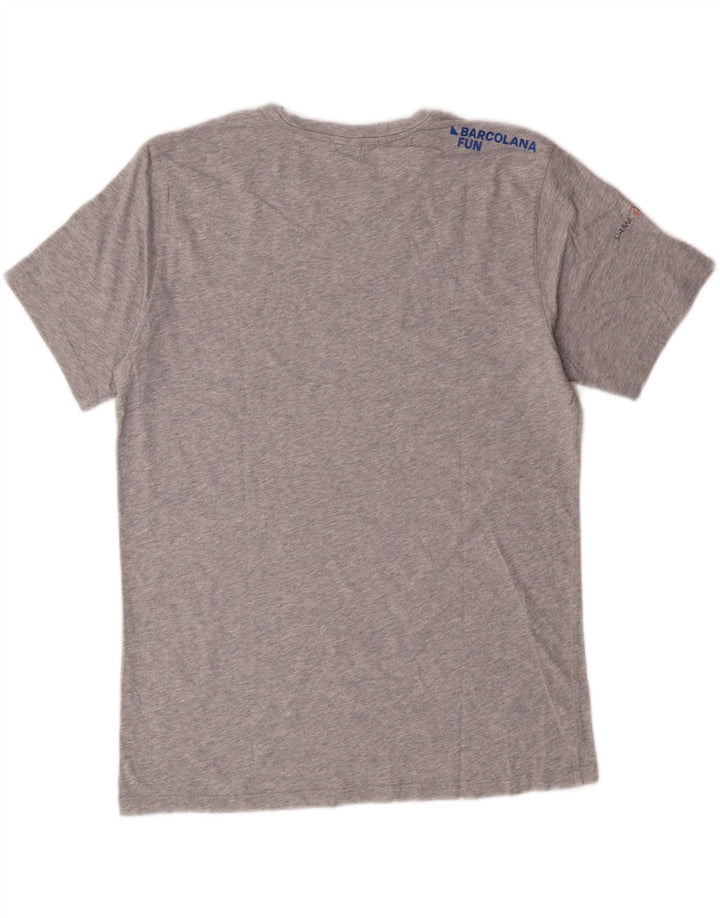 NORTH SAILS Mens Graphic T-Shirt Top Medium Grey