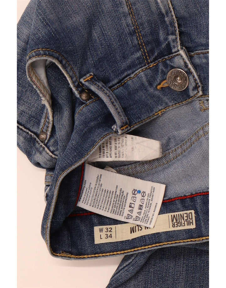 TOMMY HILFIGER Mens Slim Jeans W32 L34 Blue Cotton