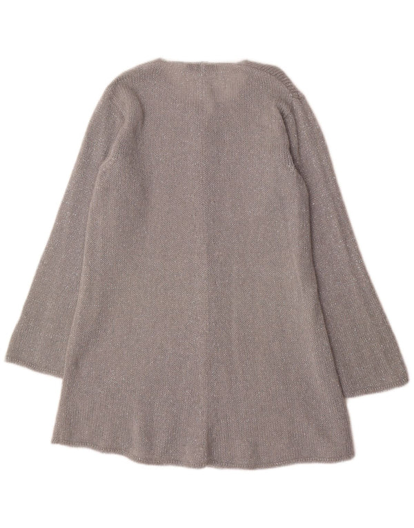 Langer Damen-Cardigan von Oris IT 44 Medium Silver Mohair