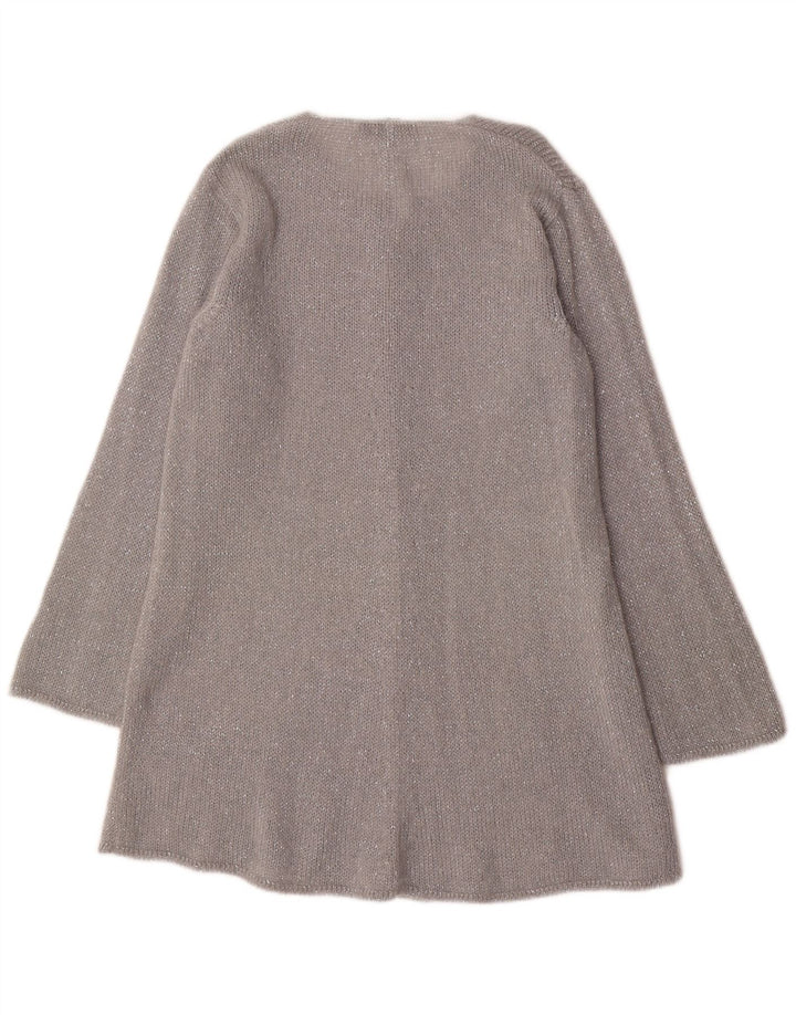 Langer Damen-Cardigan von Oris IT 44 Medium Silver Mohair