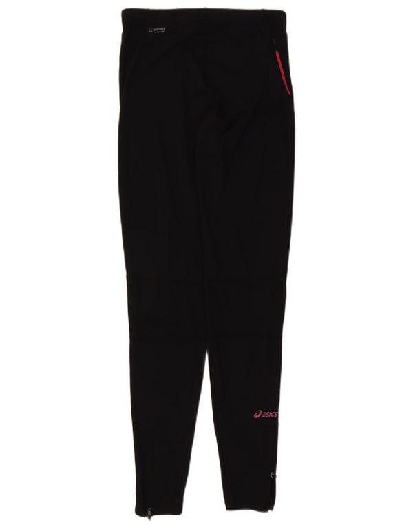 Asics Damen Graphic Leggings UK 12 Medium Schwarz Polyester