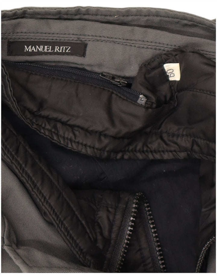 Manuel Ritz Herren Utility-Jacke UK 44 2XL Grau