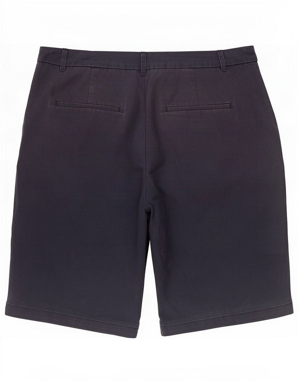 Marks & Spencer Damen Chinoshorts UK 14 Large W32 Marineblaue Baumwolle