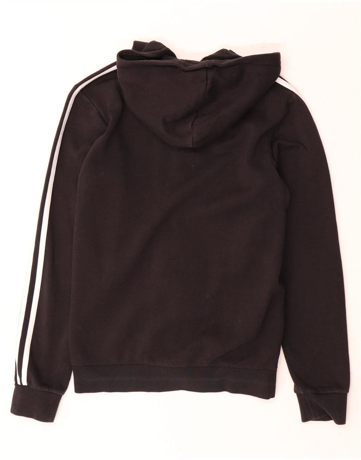 Adidas Herren Zip Hoodie Pullover Small Schwarz Baumwolle
