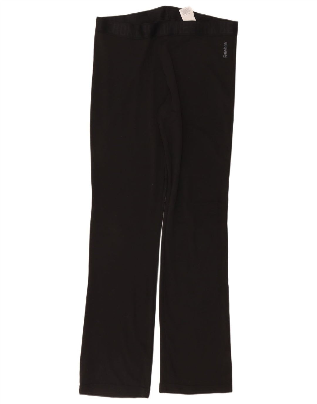 REEBOK Damen Leggings UK 12/14 Medium Schwarz Polyester