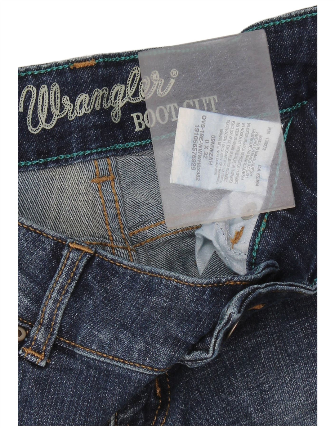 WRANGLER Damen Bootcut Jeans US 0 XS W26 L32 Blaue Baumwolle