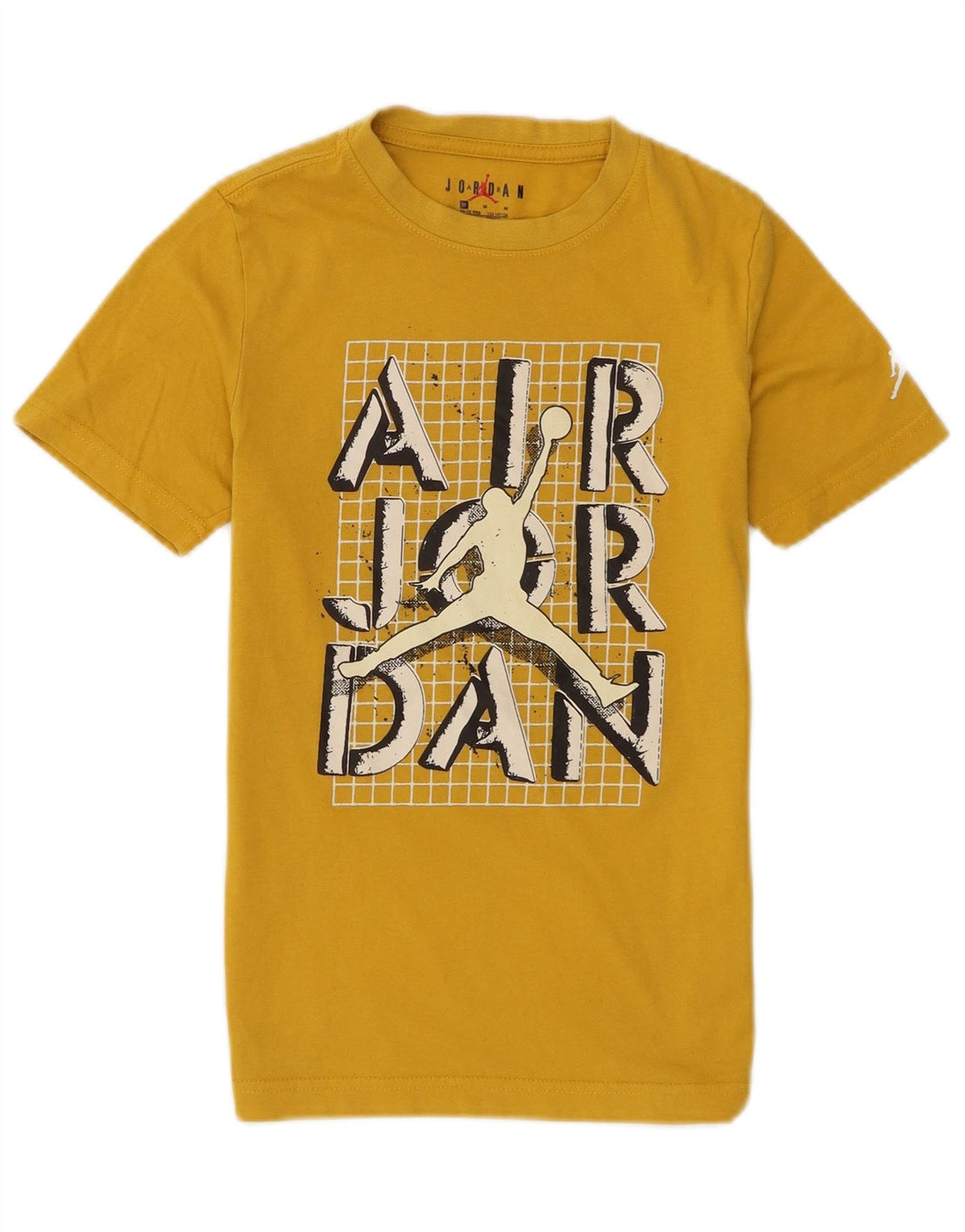 Jordan T-Shirt mit Grafik für Jungen, 10–11 Jahre, mittelgelbe Baumwolle