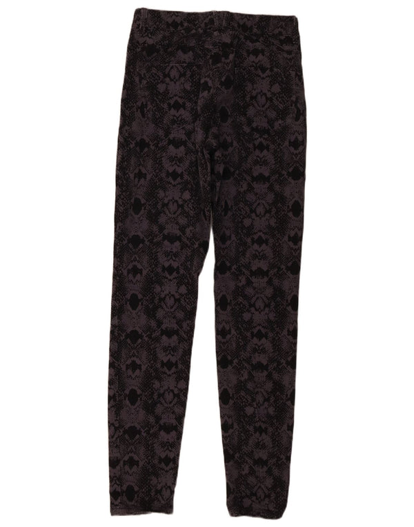 Marks & Spencer Damen Jegging-Jeans UK 8 Small W28 L29 Schwarz Geometrisch