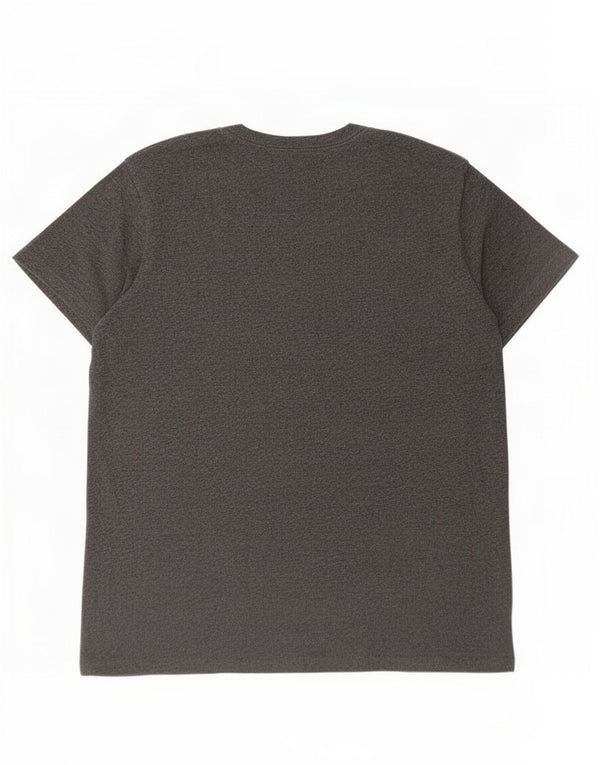 Adidas Damen Grafik T-Shirt Top UK 20/22 XL Grau Baumwolle