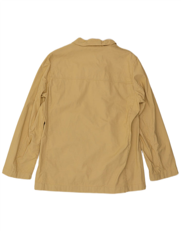 Marella Damen Bomberjacke UK 14 Große gelbe Baumwolle