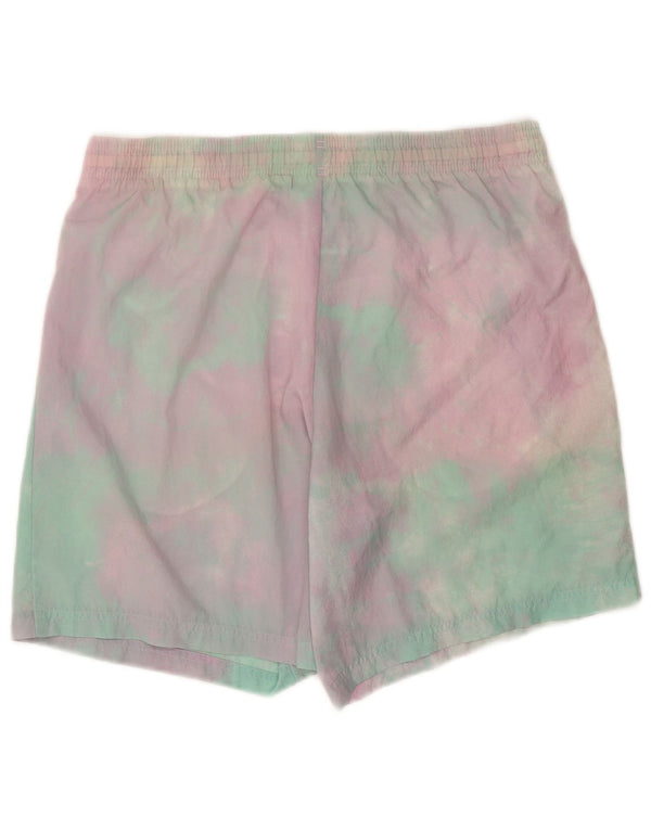 Adidas Herren-Sportshorts, mittelgroß, mehrfarbig, Batik-Polyester