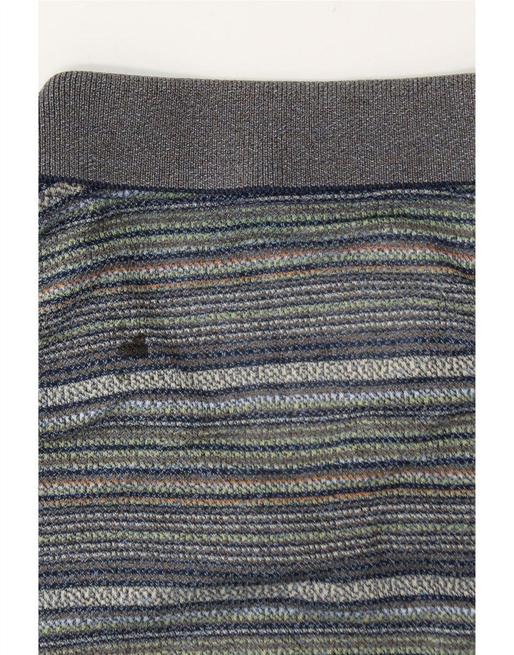Ginalebole Herren Poloshirt XL Blau gestreift